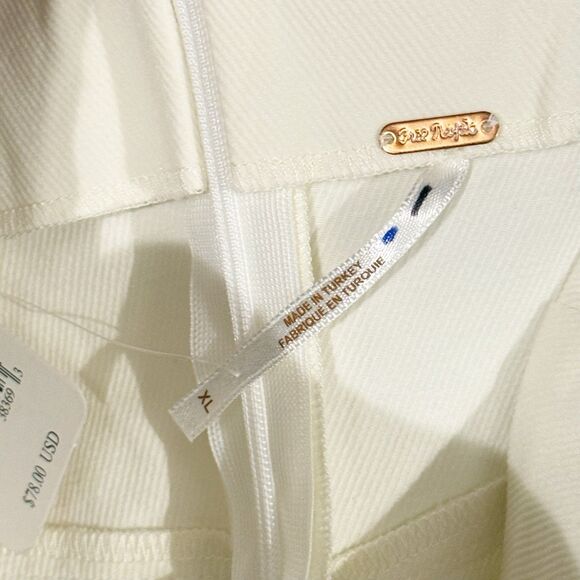 Free People Women’s Real Deal Slit Pant In Off White Size XL NWT - Picture 11 of 16